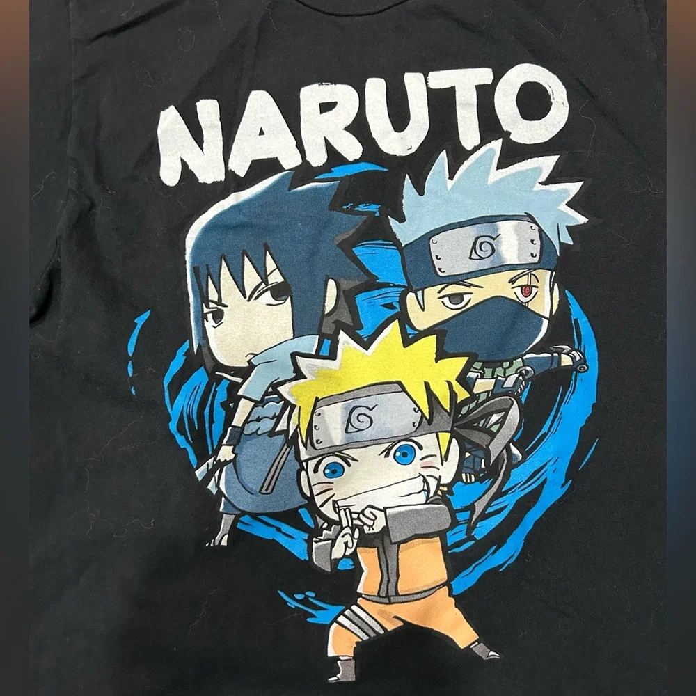 Naruto Shippuden Black‎ Graphic T-Shirt medium - Picture 2 of 4